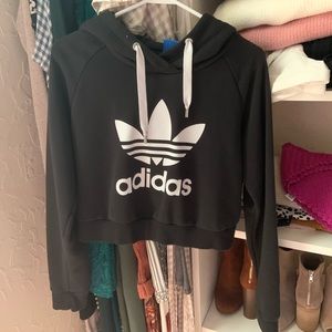 Adidas crop hoodie